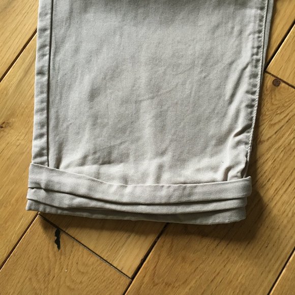 Sand Coloured Tie Waist Pleated Trousers - Picture 7 of 16